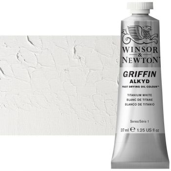 Griffin Alkyd Fast-Drying Oil Color 37 ml Tube - Titanium White