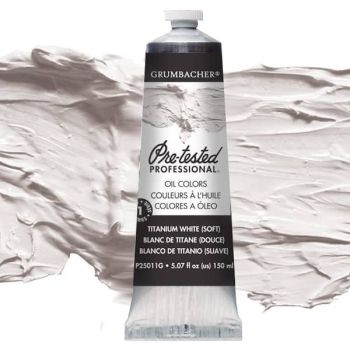 Grumbacher Pre-Tested Oil Color 150ml Titanium White Soft