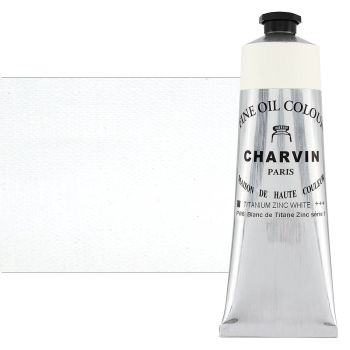 Titanium Zinc White 150ml Tube Fine Artists Oil Paint by Charvin
