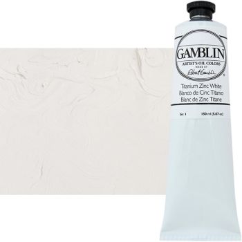 Gamblin Artist's Oil Color 150 ml Tube - Titanium-Zinc White