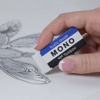 MONO eraser in use 