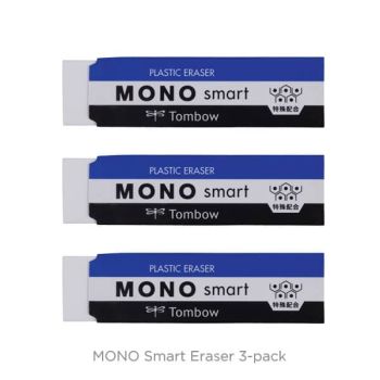 3pk Tombow Mono Smart Eraser White