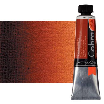Cobra Water-Mixable Oil Color 40ml Tube - Transparent Oxide Red