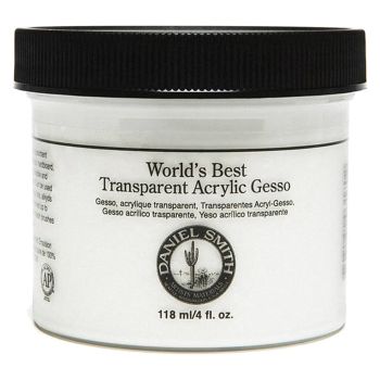 Daniel Smith Acrylic Gesso - Transparent, 4 oz