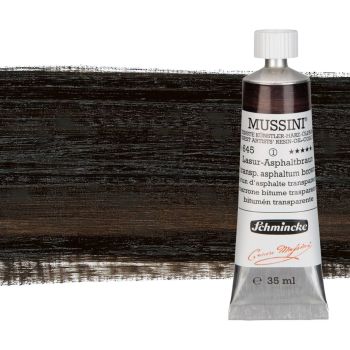 Schmincke Mussini Oil Color 35 ml Tube - Transparent Asphaltum Brown