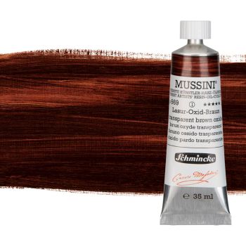 Schmincke Mussini Oil Color 35ml Tube - Transparent Brown Oxide