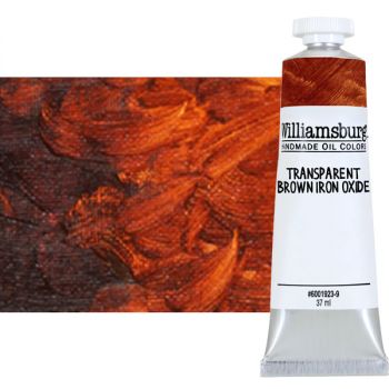 Williamsburg Oil Color, Transparent Brown Iron Oxide, 37ml Tube