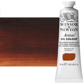 Winsor & Newton Artists' Oil Color 37 ml Tube - Transparent Brown Oxide