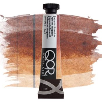 QoR Watercolor 11ml Tube - Transparent Brown Oxide