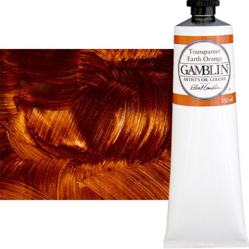Gamblin Artist's Oil Color 150 ml Tube - Transparent Earth Orange