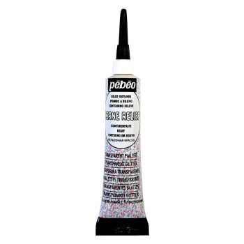 Pebeo Cerne Relief - Transparent Glitter, 20ml
