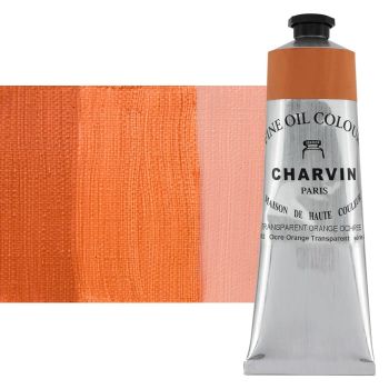 Charvin Fine Oil Paint, Transparent Orange Ochre - 150ml