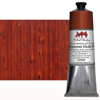 Michael Harding Handmade Artists Oil Color 225ml - Transparent Oxide Red