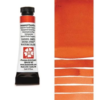 Daniel Smith Extra Fine Watercolors - Transparent Pyrrol Orange, 5 ml Tube