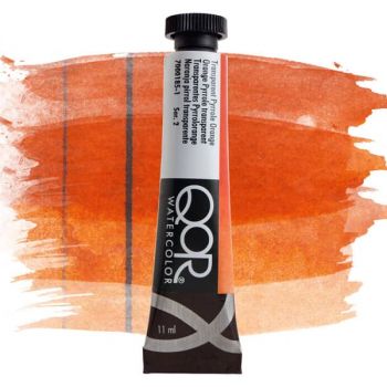 QoR Watercolor 11ml Tube - Transparent Pyrrole Orange