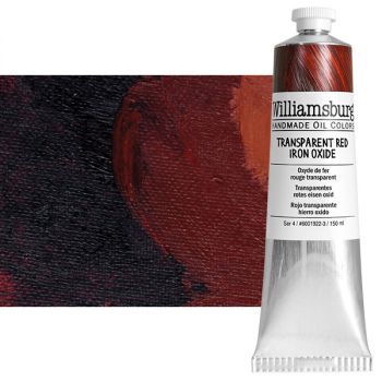 Williamsburg Handmade Oil Paint - Red Iron Oxide, 150ml Tube
