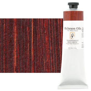 Shiva Signature Permanent Artist Oil Color 150 ml Tube - Transparent Red Oxide