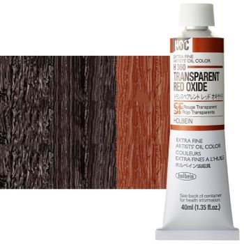 Holbein Artist Oil 40ml Tube Transparent Red Oxide