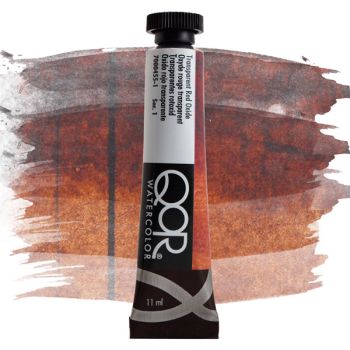 QoR Watercolor 11ml Tube - Transparent Red Oxide