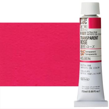 Holbein Extra-Fine Artists' Oil Color 20 ml Tube - Transparent Rose