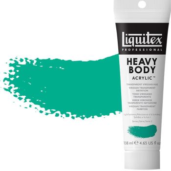 Liquitex Heavy Body Acrylic - Transparent Viridian Hue, 4.65oz Tube