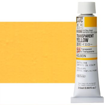 Holbein Extra-Fine Artists' Oil Color 20 ml Tube - Transparent Yellow