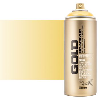 Montana GOLD Acrylic Professional Spray Paint 400 ml - Transparent Yellow Cab