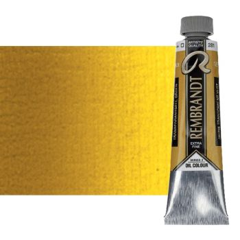 Rembrandt Extra-Fine Artists' Oil - Transparent Yellow Green, 40ml Tube