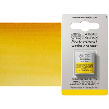 Winsor & Newton Professional Watercolor Half Pan - Transparent Yellow