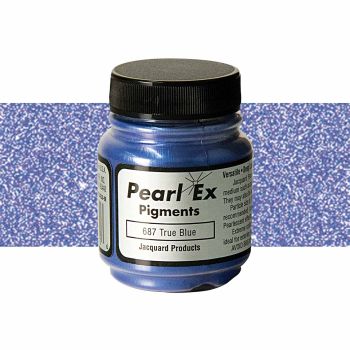 Jacquard Pearl-Ex Powder Pigment 1/2 oz Jar True Blue