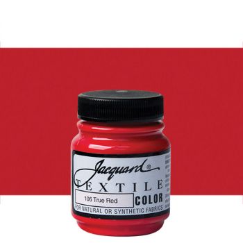 Jacquard Permanent Textile Color 2.25 oz. Jar - True Red