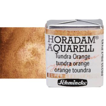 Schmincke Horadam Watercolor Tundra Orange Half-Pan