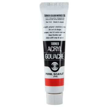 Try-It! Turner Acryl Gouache Matte Acrylics Permanent Scarlet 11 ml