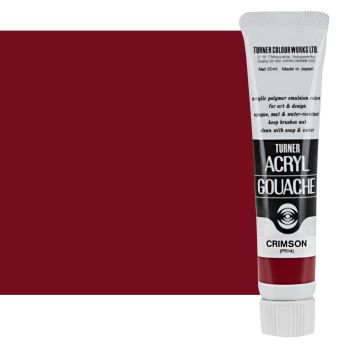 Turner Acryl Gouache Matte Acrylics 20 ml - Crimson