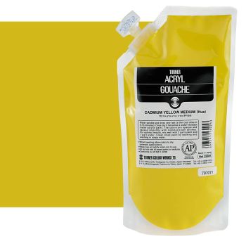 Turner Acryl Gouache Artist Acrylics Cadmium Yellow Med Hue, 250ml