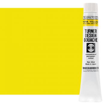 Turner Design Gouache Permanent Yellow, 25ml