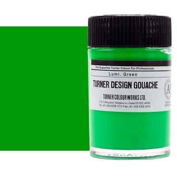 Turner Design Gouache - Luminous Green,  40ml Jar