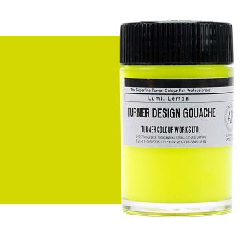 Turner Design Gouache Luminous Lemon, 40ml