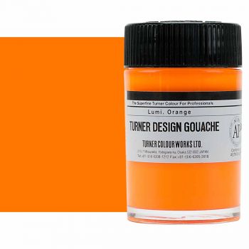 Turner Design Gouache Luminous Orange, 40ml