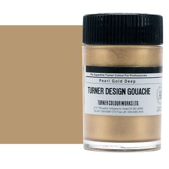 Turner Design Gouache Pearlescent Gold Deep, 40ml