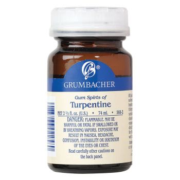 Grumbacher Pre-Tested Turpentine 2.5 oz Bottle
