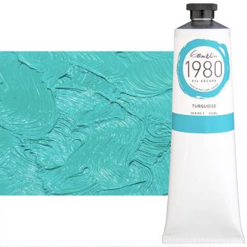Gamblin 1980 Oil Colors 150 ml Tubes - Turquoise