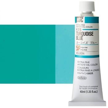 Holbein Extra-Fine Artists' Oil Color 40 ml Tube - Turquoise Blue