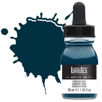 Liquitex Professional Acrylic Ink 30ml Bottle - Turquoise Deep