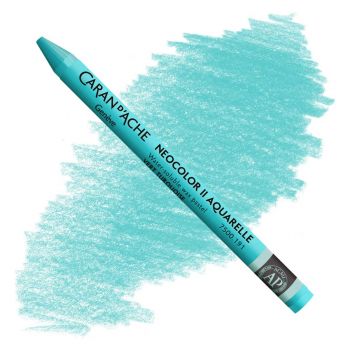 Caran d'Ache Neocolor II Water-Soluble Wax Pastels - Turquoise Green, No. 191