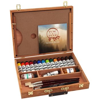 Tusc & Pine Oil Color 40ml Deluxe Wood Box Set