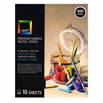UART Sanded Pastel Paper 600 Grade 21" x 27" (Pack of 10)
