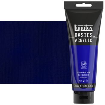 Liquitex Basics Acrylic Paint Ultramarine Blue 250ml
