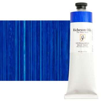 Shiva Signature Permanent Artist Oil Color 150 ml Tube - Ultramarine Blue Deep