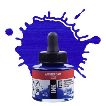 Amsterdam Acrylic Ink - Ultramarine, 30ml